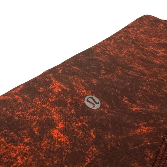 Lululemon Wunder Train Shorts 6" | Size 18 Autumn Red Black Print NWOT - Picture 5 of 9
